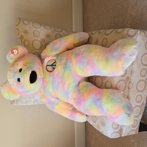 Jumbo Peace 🧸Giant 42" Ty Teddy Bear Buddy🐻 Gift, Kids Toy, Collectible, NWT